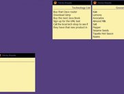 Existing notes appear where you last placed them.