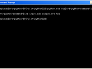 Command line :)