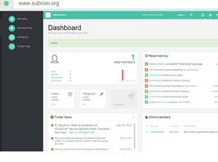 Subrion CMS Screenshot 1