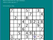 Playing sudoku