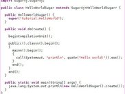 This is how Sugar4j code looks like