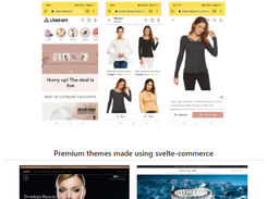 Svelte Commerce Screenshot 1