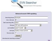 Advanced searching page