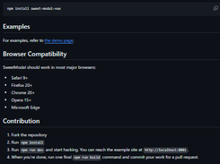 SweetModal Screenshot 1