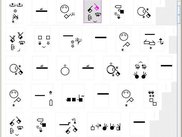 A sign and a symbol are selected for editing