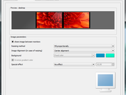 Image parameters interface