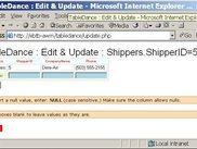 Edit a single record through IE.