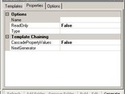 Properties tab of the TaHoGen Addin ToolWindow