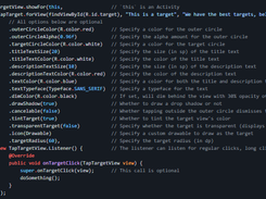 TapTargetView Screenshot 2