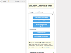 menu de importacion de miniaturas