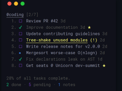 Taskbook Screenshot 1
