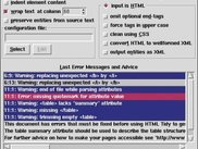 the HTML validator and corrector plugin