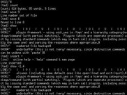 Basic editing in ted 0.1.9