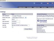 Settings - SMS setup