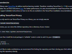 TensorFlow Privacy Screenshot 1