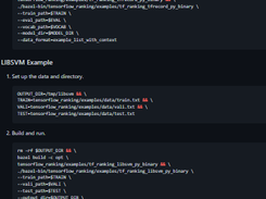 TensorFlow Ranking Screenshot 1