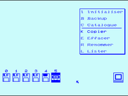 File operations screen