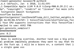 textgenrnn Screenshot 1