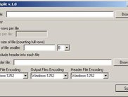 Main window of TextSplit