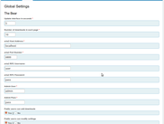 Application Settings