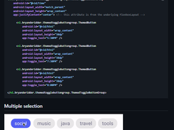 ThemedToggleButtonGroup Screenshot 1