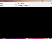 Empty main screen