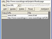 Enter / edit page list. Note batch add.