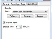 Settings - Alarm Clock