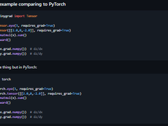 tinygrad Screenshot 2