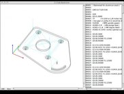 tkBacktracer showing a trace of a motor mount milling path.