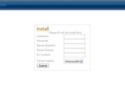 The automatic installation page