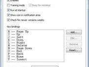 The main configuration page (basic options).