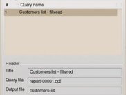 Tpda Qrt - Query list tab Wx
