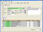 Orders screen on Windows XP