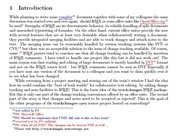 Text with changes made visible using trackchanges.sty