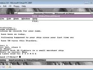 Tradewars C 0.7 running under Windows 3.0 (QuickC)