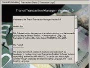 The Transit Model API splash screen