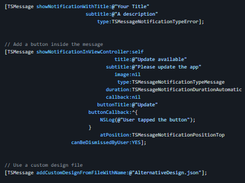 TSMessages Screenshot 1