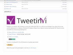 Tweetinvi Screenshot 1