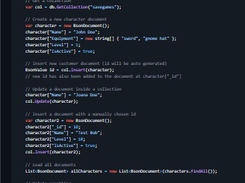 UltraLiteDB Screenshot 1