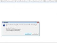 Package Selection Dialog