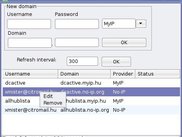 Options per domains
