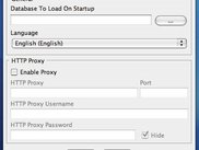 Options on Mac OS X