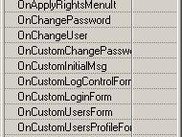 Object Inspector: TUserControl - Events