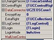 Object Inspector: TUserControl - Properties