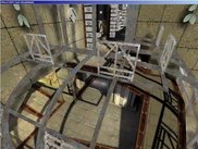 'UShock' displaying UT2004 level 'dm-1on1-desolation'