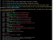 running UTF-X tests using the ANSI Colour result printer