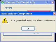 Conferma dell'installazione