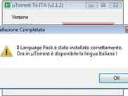 Conferma dell'installazione