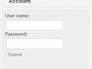 Log in form